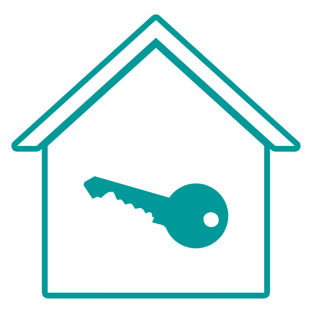 House Icon with Key Inside